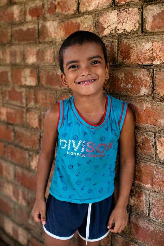 Children receiving educational support from New Life Fellowship Society