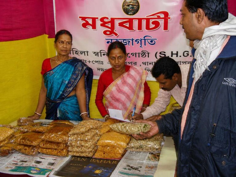 snacks making by New Life Fellowship Society's education and community development programs in West Bengal, India.